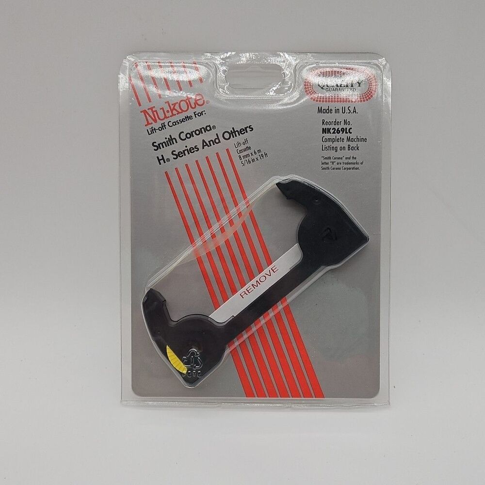 NOS Nukote Lift-off Cassette for Smith Corona H Series Reorder No NK269LC